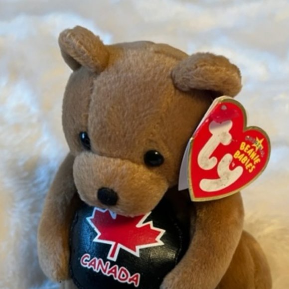 Ty Beanie Baby Deke Plush Hockey Bear 2005 Canadian Exclusive NWT - Picture 8 of 10